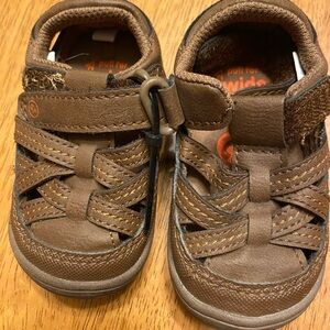 Stride Rite Brown Baby Walker Shoes